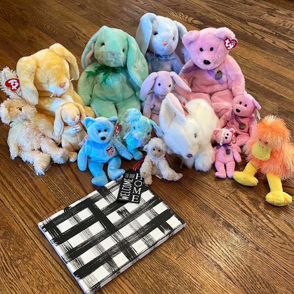 TY Beanies | Fourteen total | Bunnies, Bears, other Misc